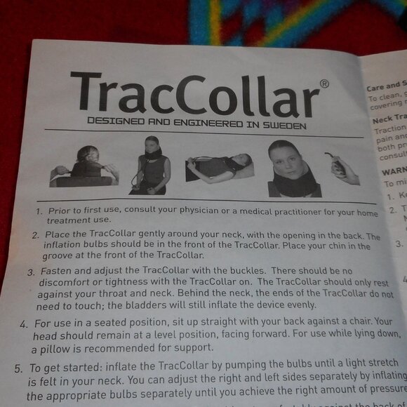 TracCollar by BodyMed Lightweight Traction Collar Adjustable: Small/Medium - Picture 4 of 6